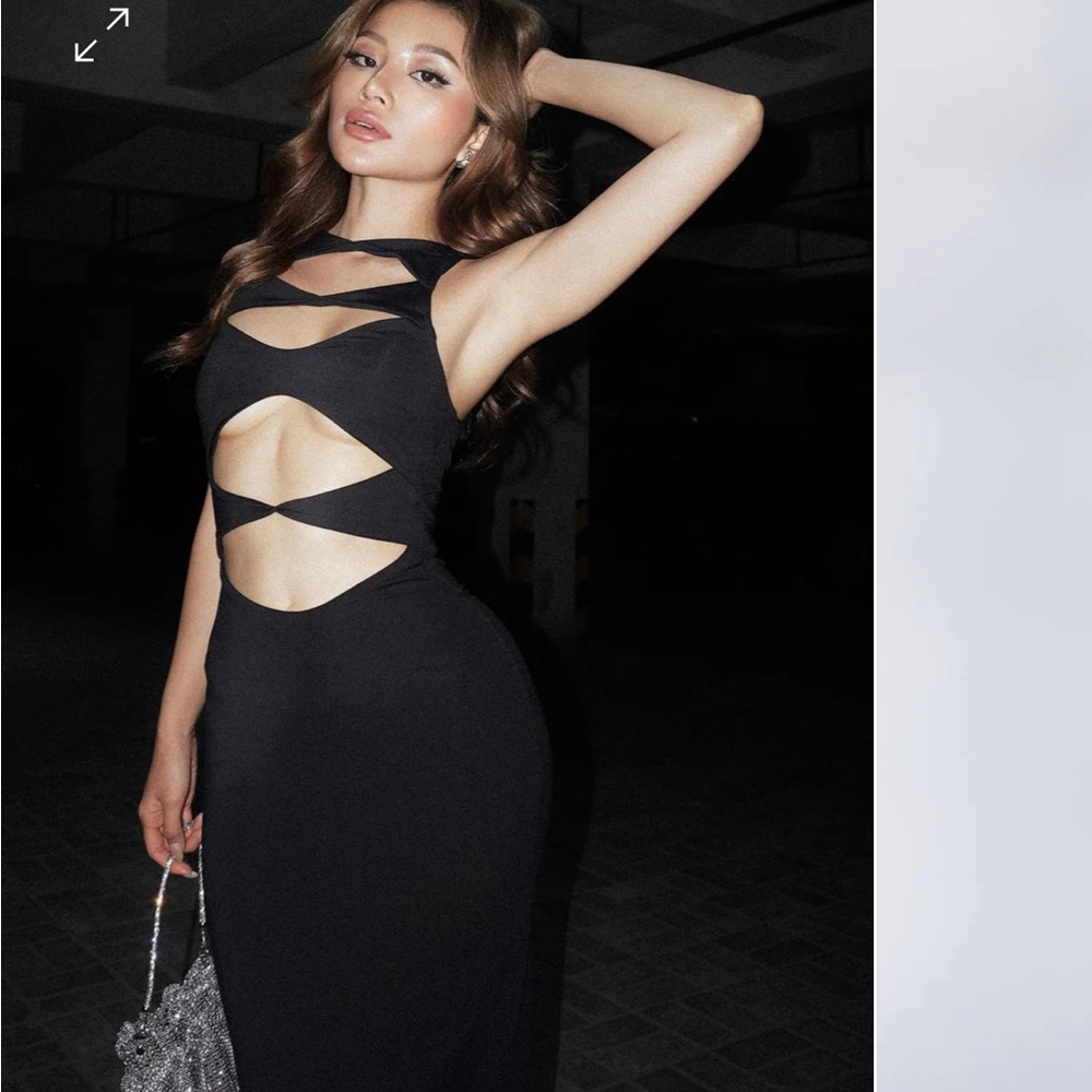 Meshki Chloe cut out dress